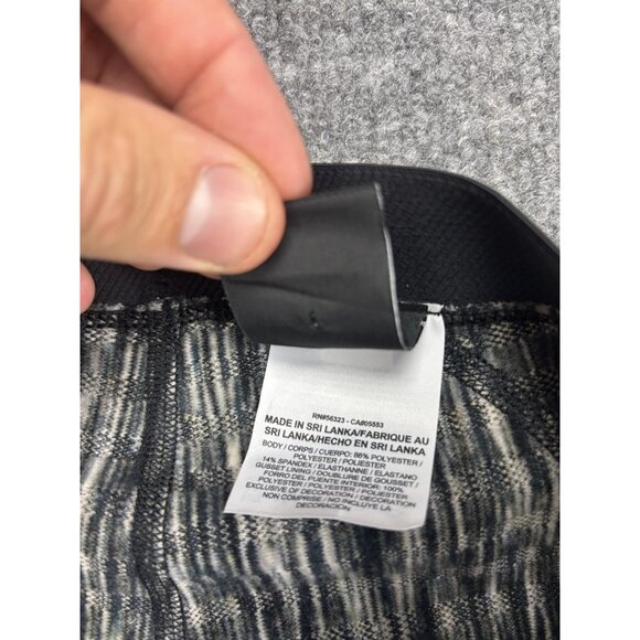 Nike Pro Hyperwarm Leggings Mens Small Gray Black Compression Pants Warm - Picture 3 of 7